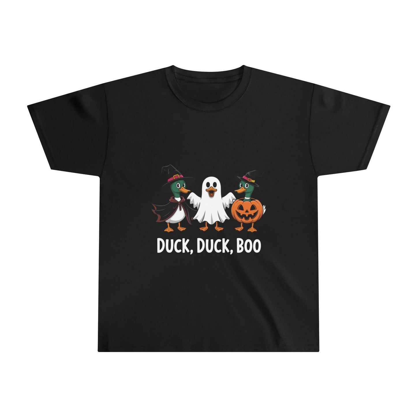 Halloween Kids T-Shirt β Duck Duck Boo Shirt β Cute Duck Ghost Costume Tee for Boys & Girls β Funny Spooky Duck Halloween Outfit